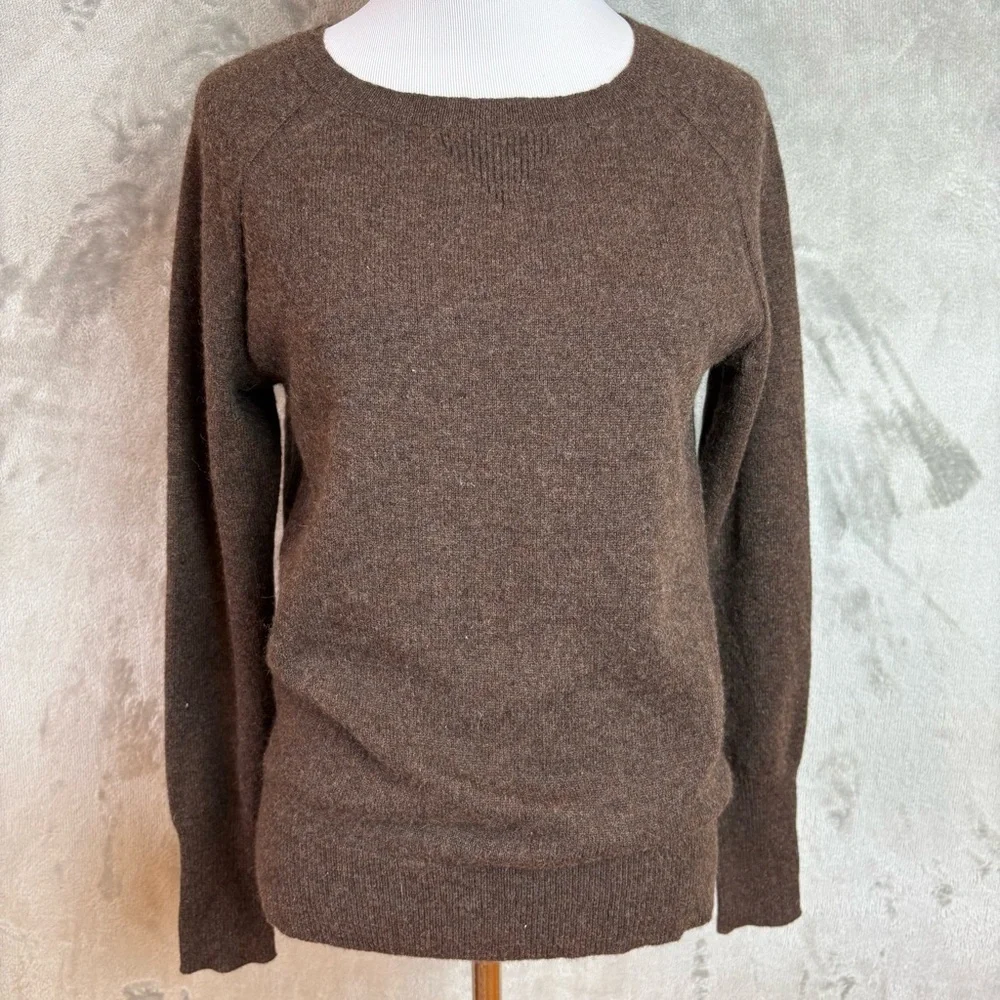 Halogen Cashmere Cozy Brown Wmn’s Sweater Sz XS
